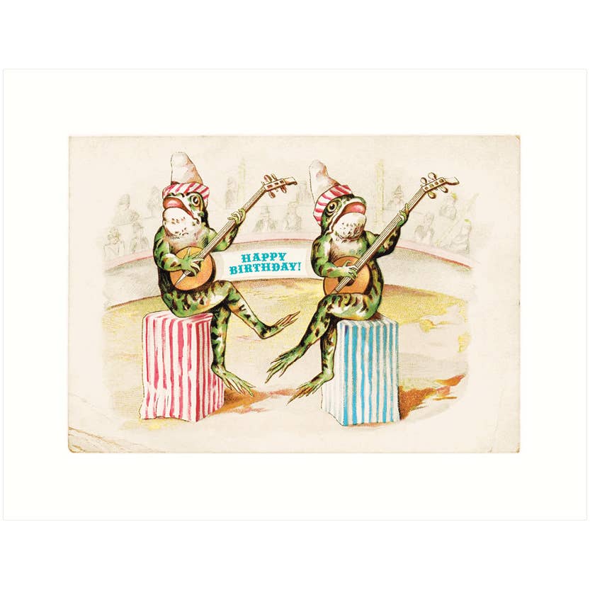 Singing Frogs Card
