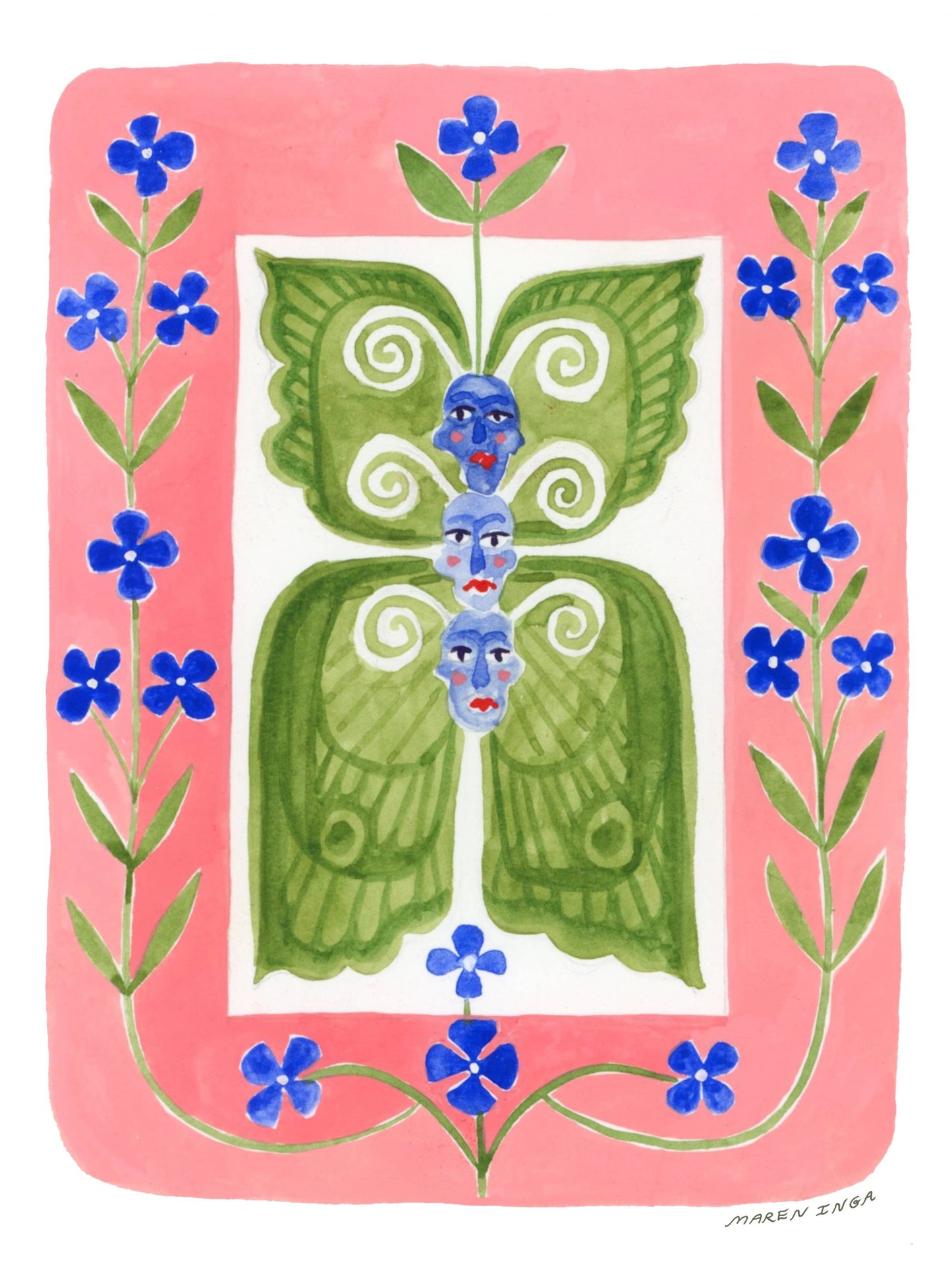 Butterfly Giclee Art Print | Maren Inga