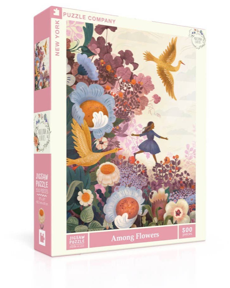 Among Flowers 500 Piece Puzzle