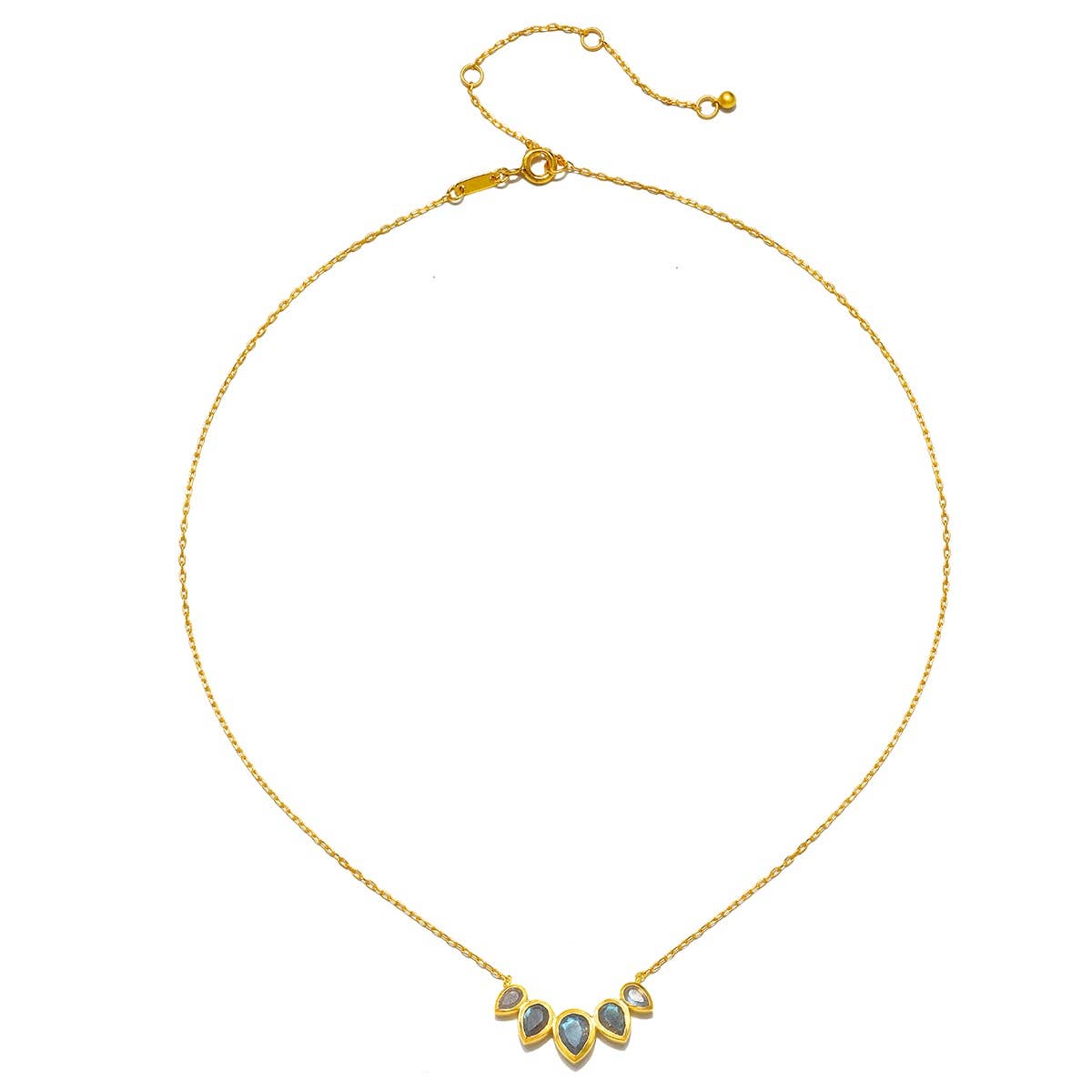 Labradorite Petal Necklace | Satya