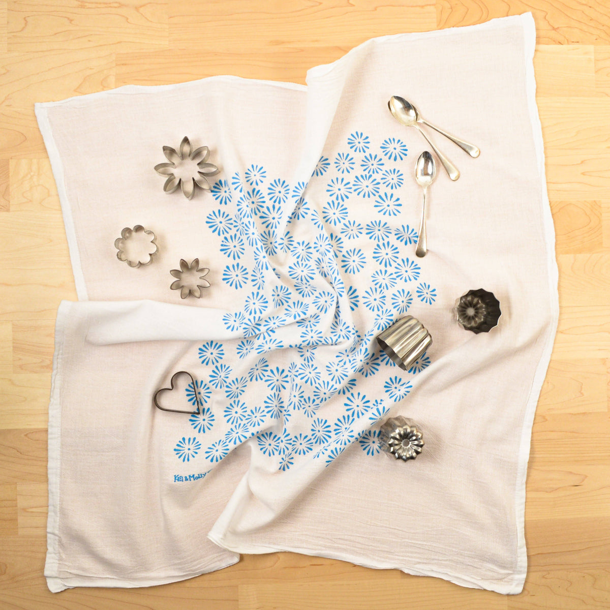 Daisies Flour Sack Tea Towel