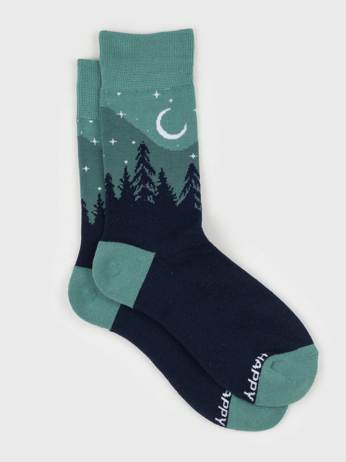 Aurora Navy Crew Socks