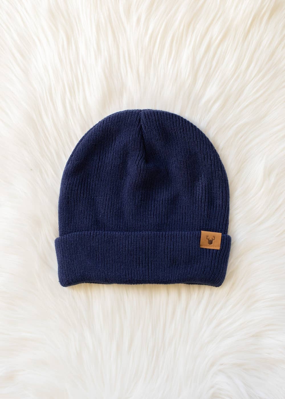Navy Knit Beanie
