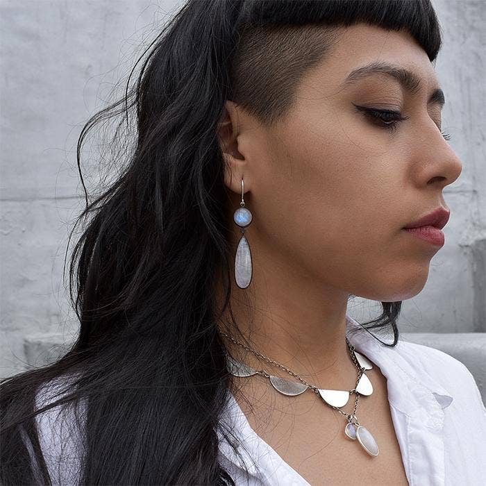 Silver Scalloped Chain Necklace | Jane Diaz