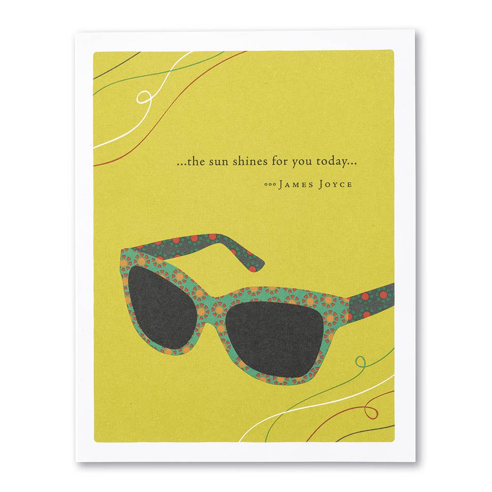 The Sun Shines for You Birthday Card