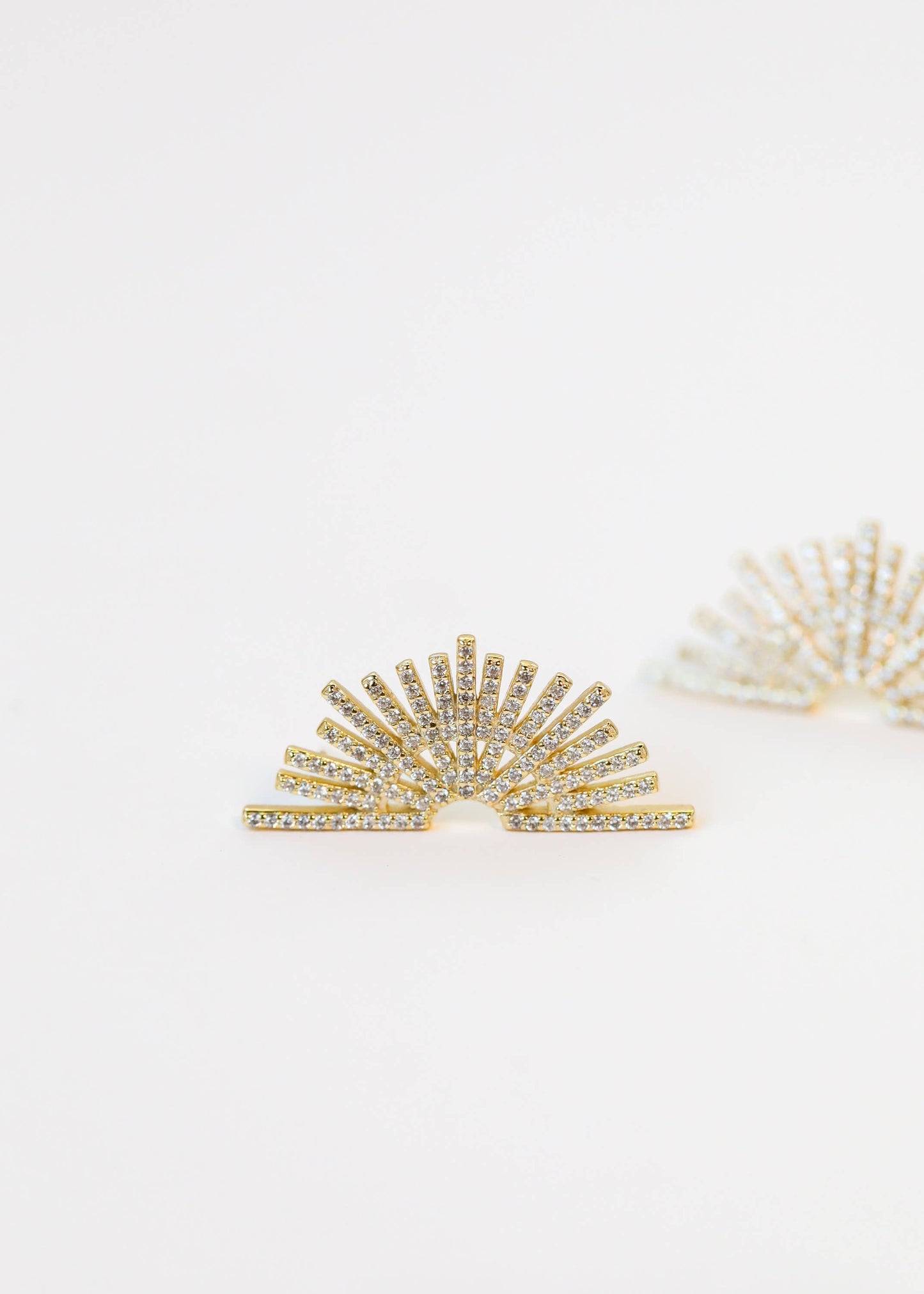 Gold Celestial Sunburst Posts