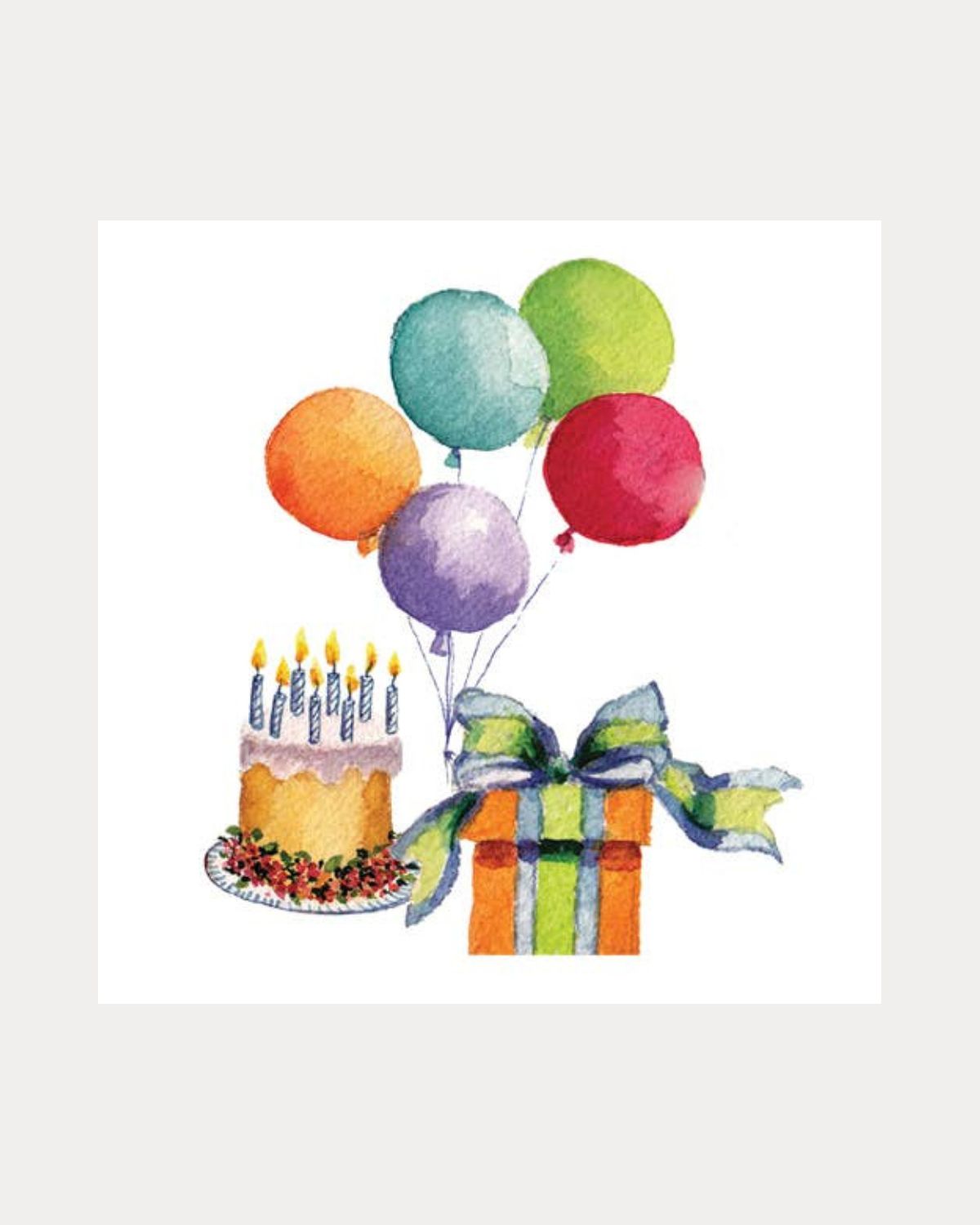 Birthday Bash Beverage Napkins