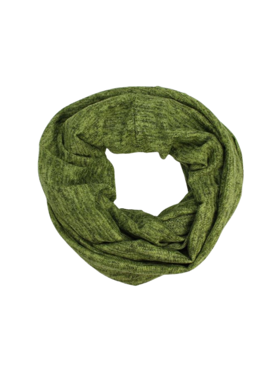 Jersey Knit Infinity Scarf in Olive