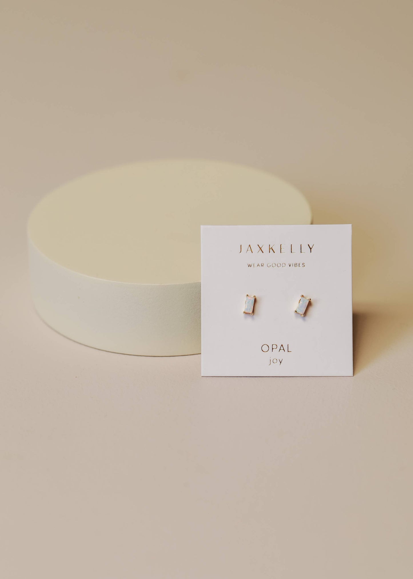 White Opal Baguette Posts