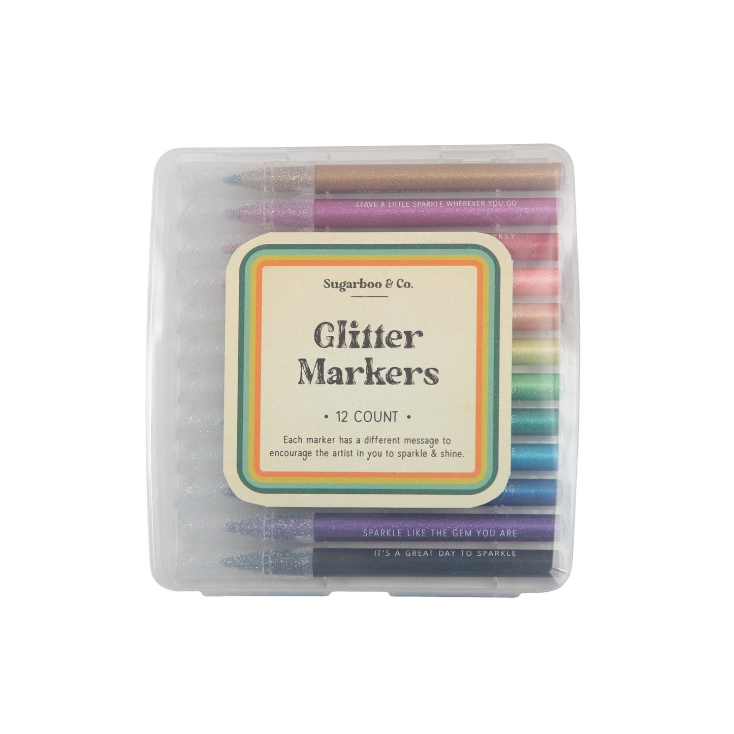 Glitter Markers Set of 12