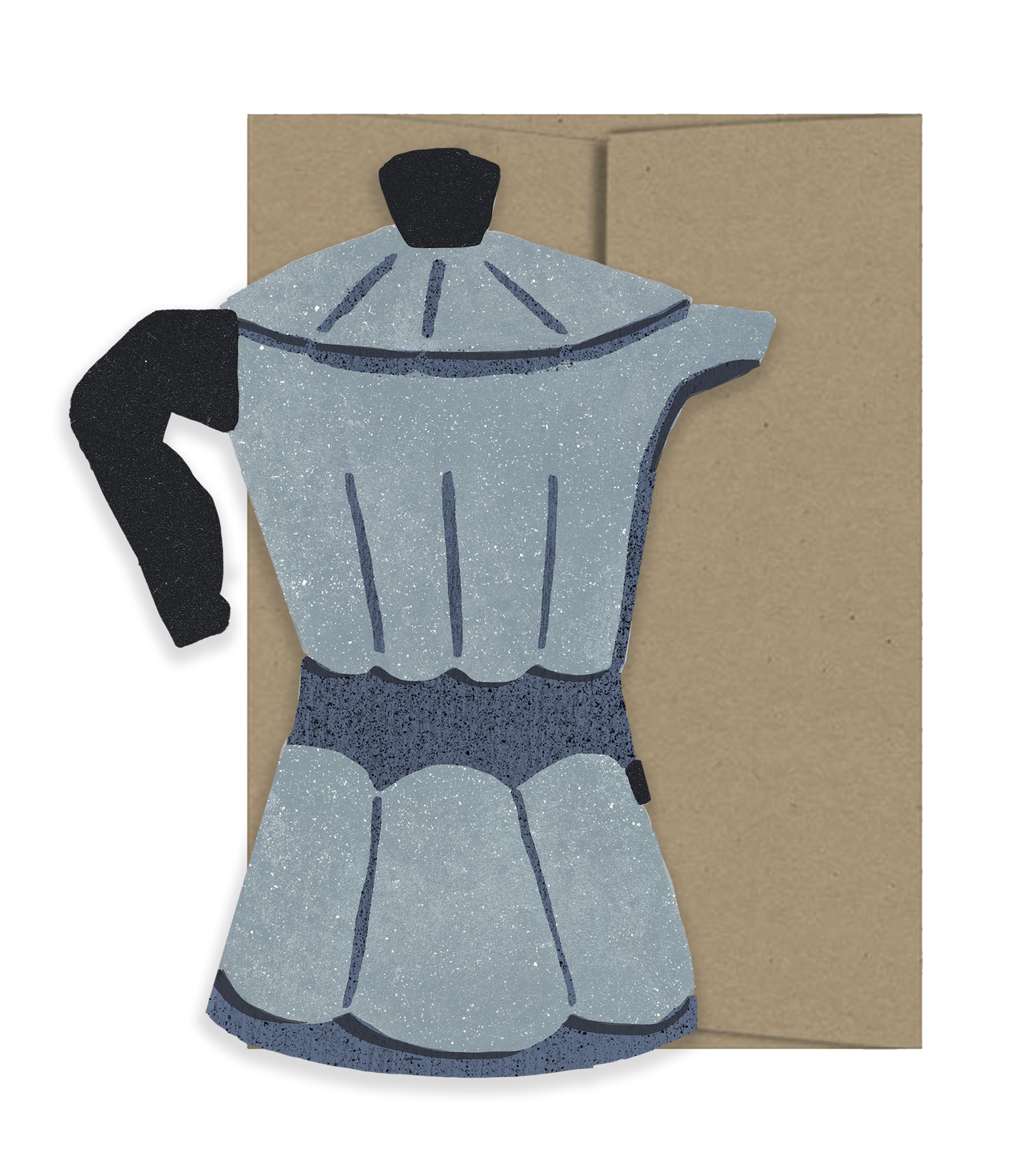 Espresso Die Cut Card