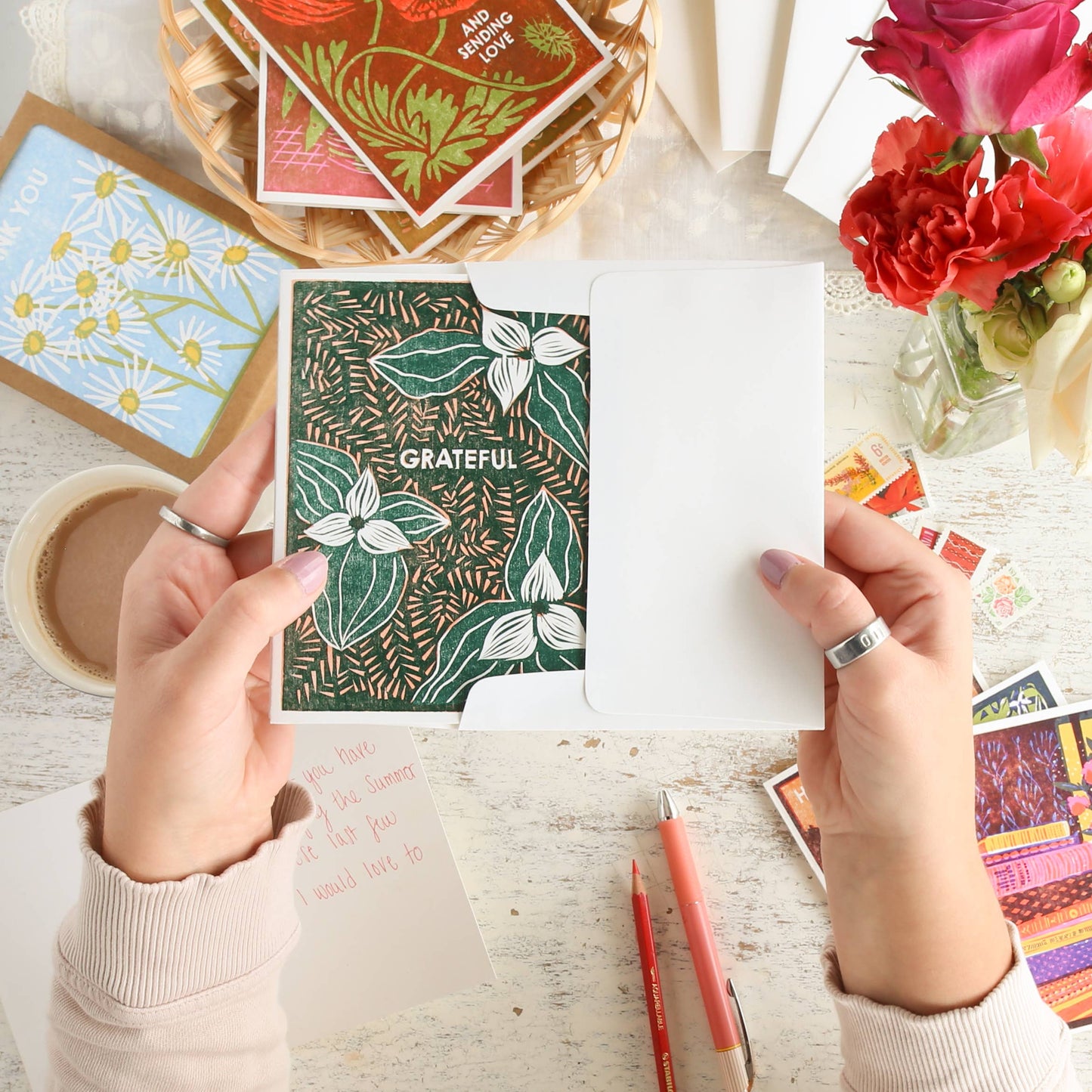 Trillium Gratitude Card