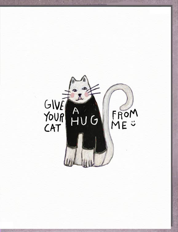 Cat Hug Card