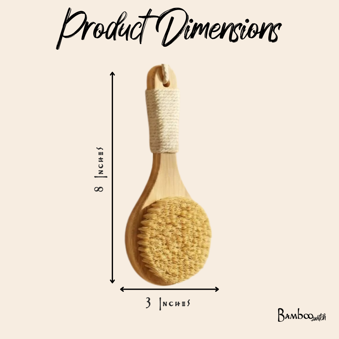 Bamboo Mini Dry Brush