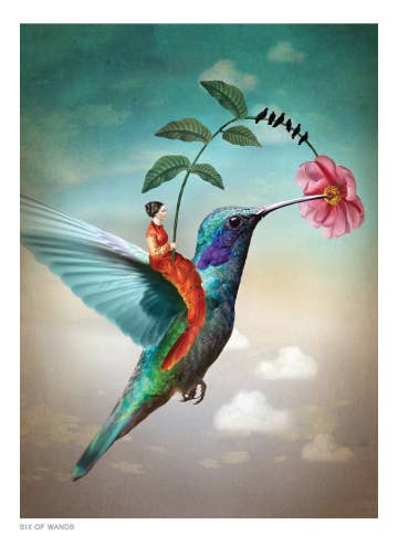 Six of Wands Greeting Card
