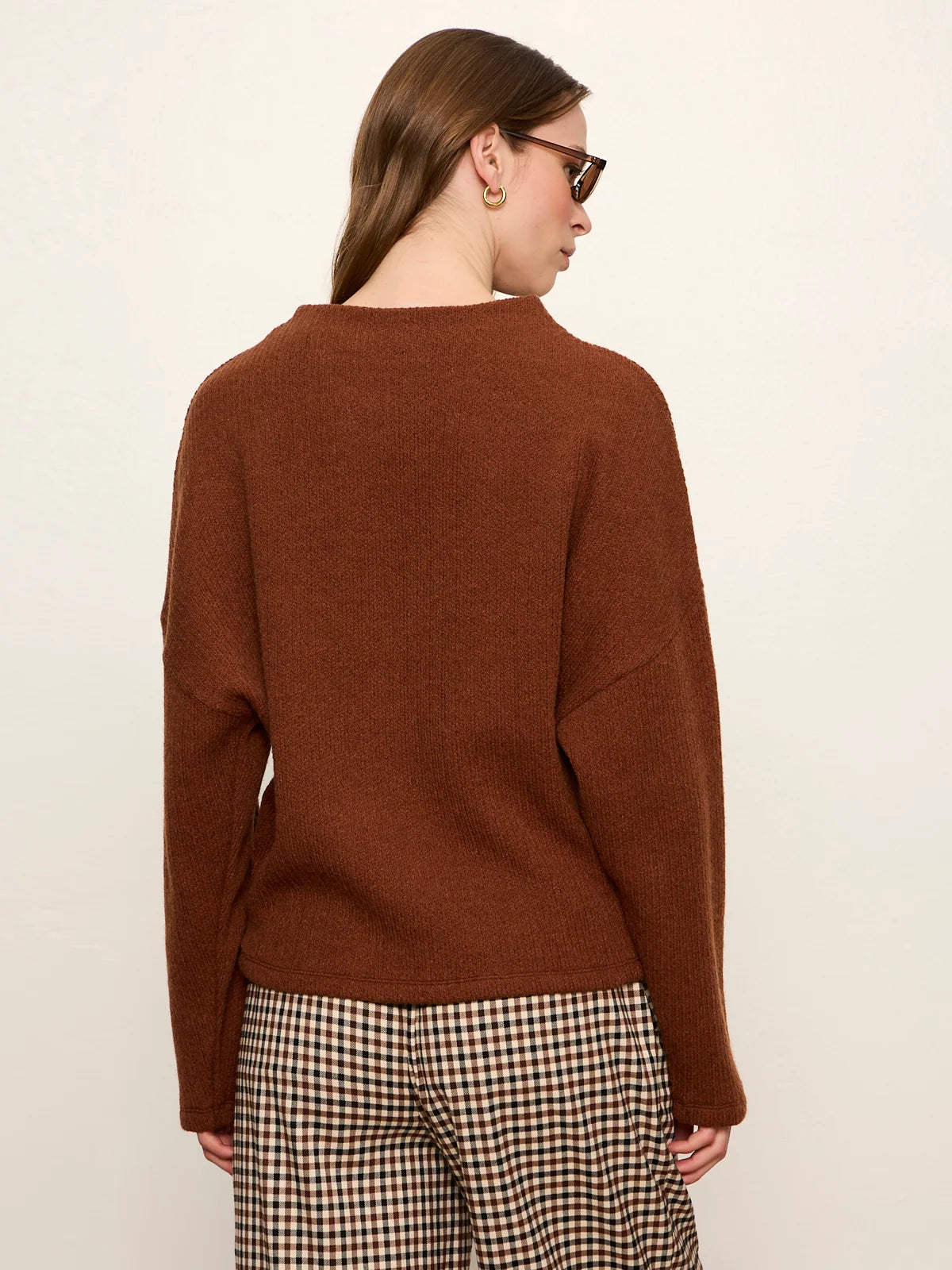 Ribbed Dolman Sweatshirt in Cocoa | Sanctuary