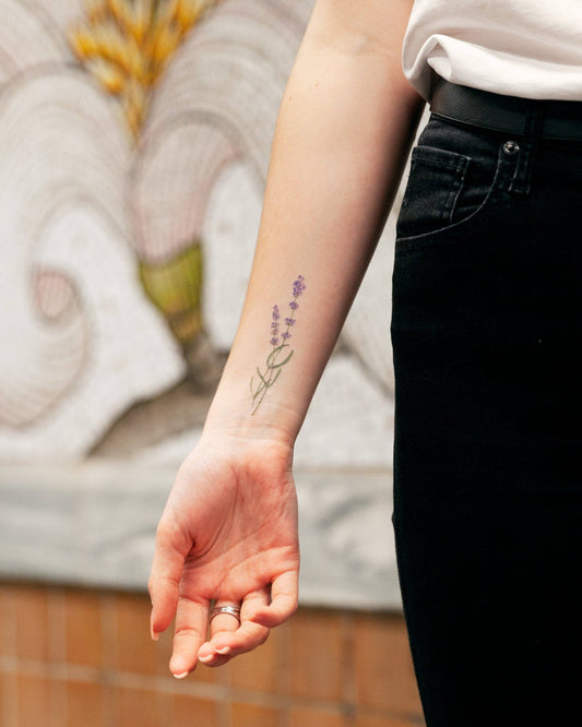 Lavender Tattoo Pair