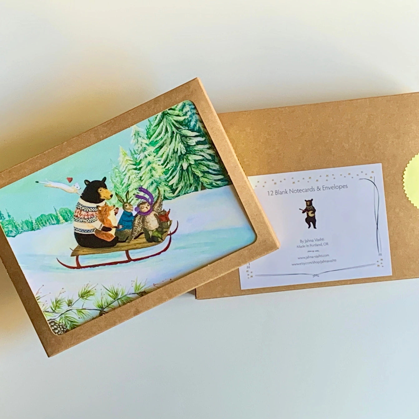 A Wintry Tantivy Boxed Cards