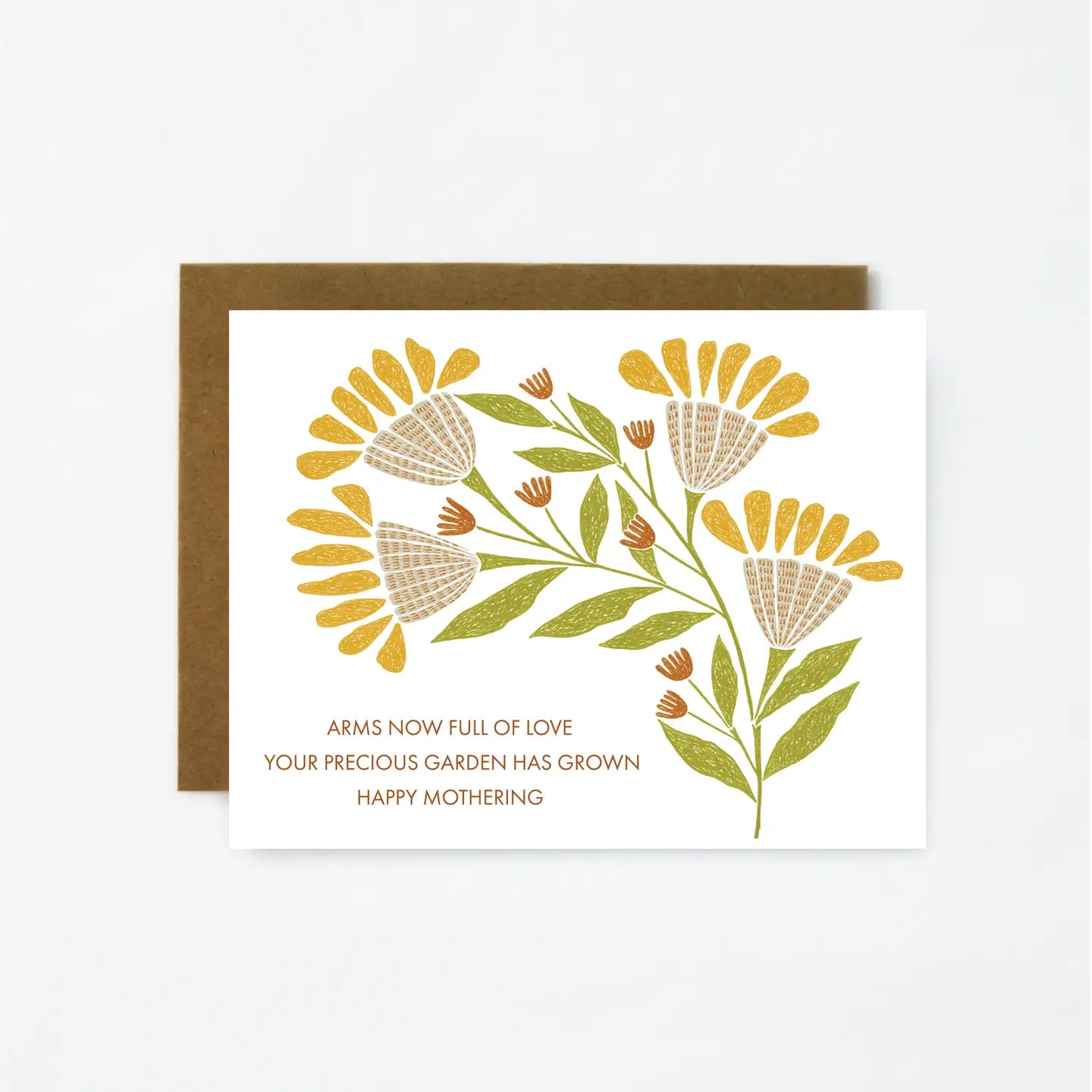 Precious Garden New Baby Card
