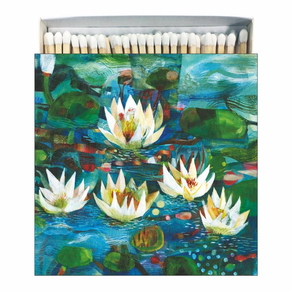 Lily Pad Matches in Square Box