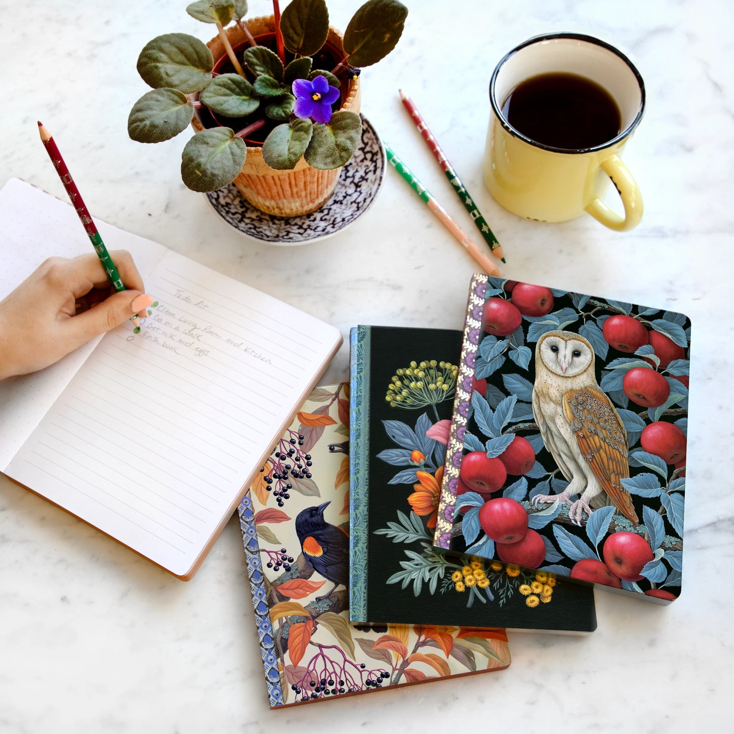 Autumn Blackbirds Luxe Journal