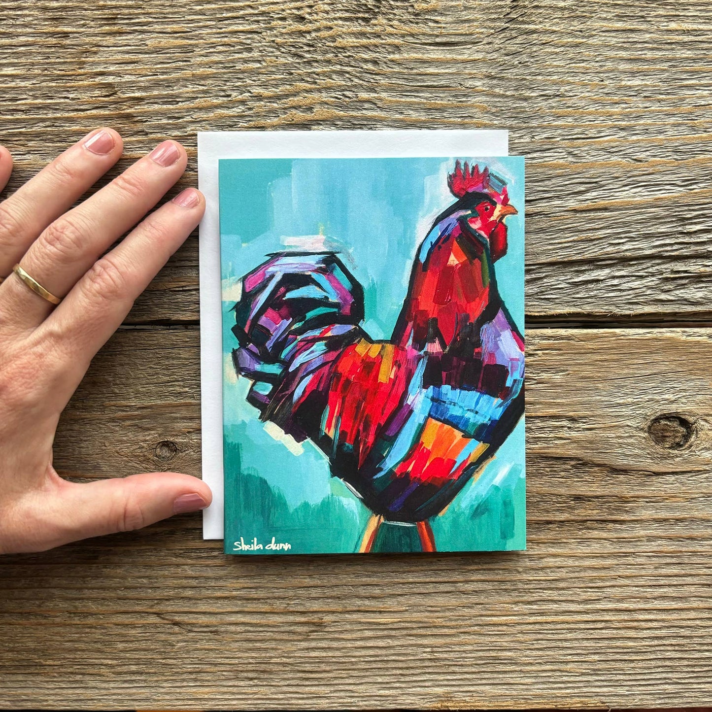 Rooster Card