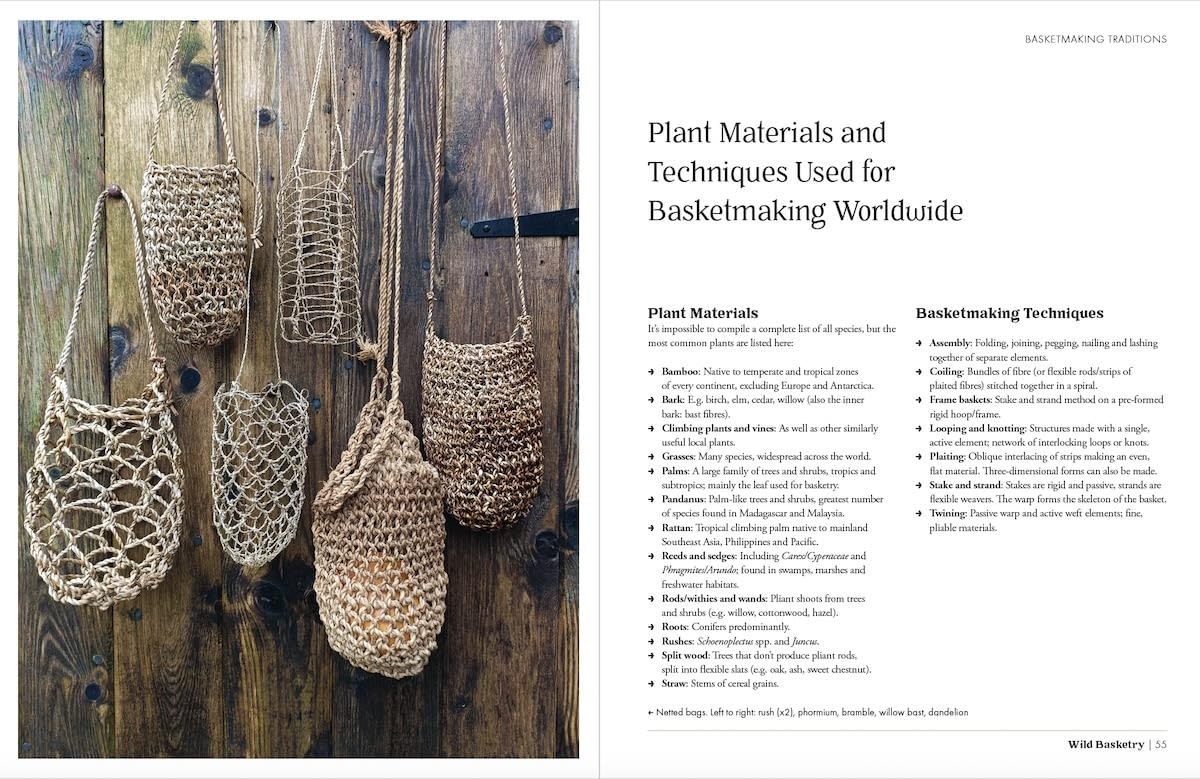 Wild Basketry: Making Baskets From Foraged Plants