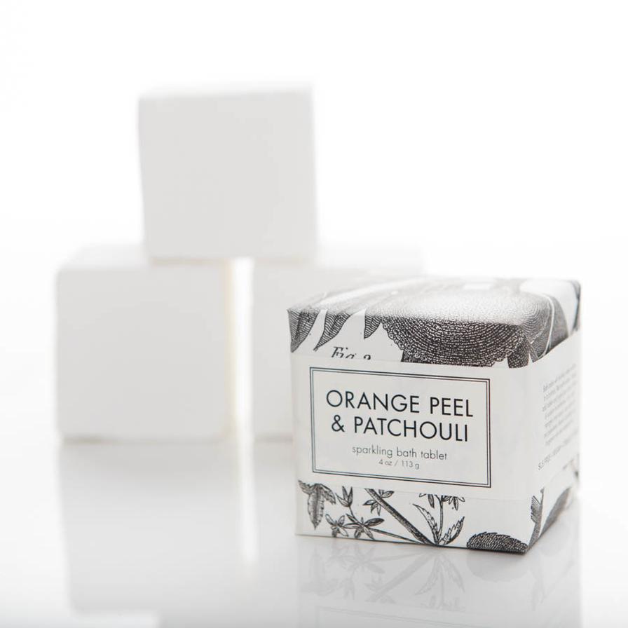 Orange Peel & Patchouli Bath Tablet