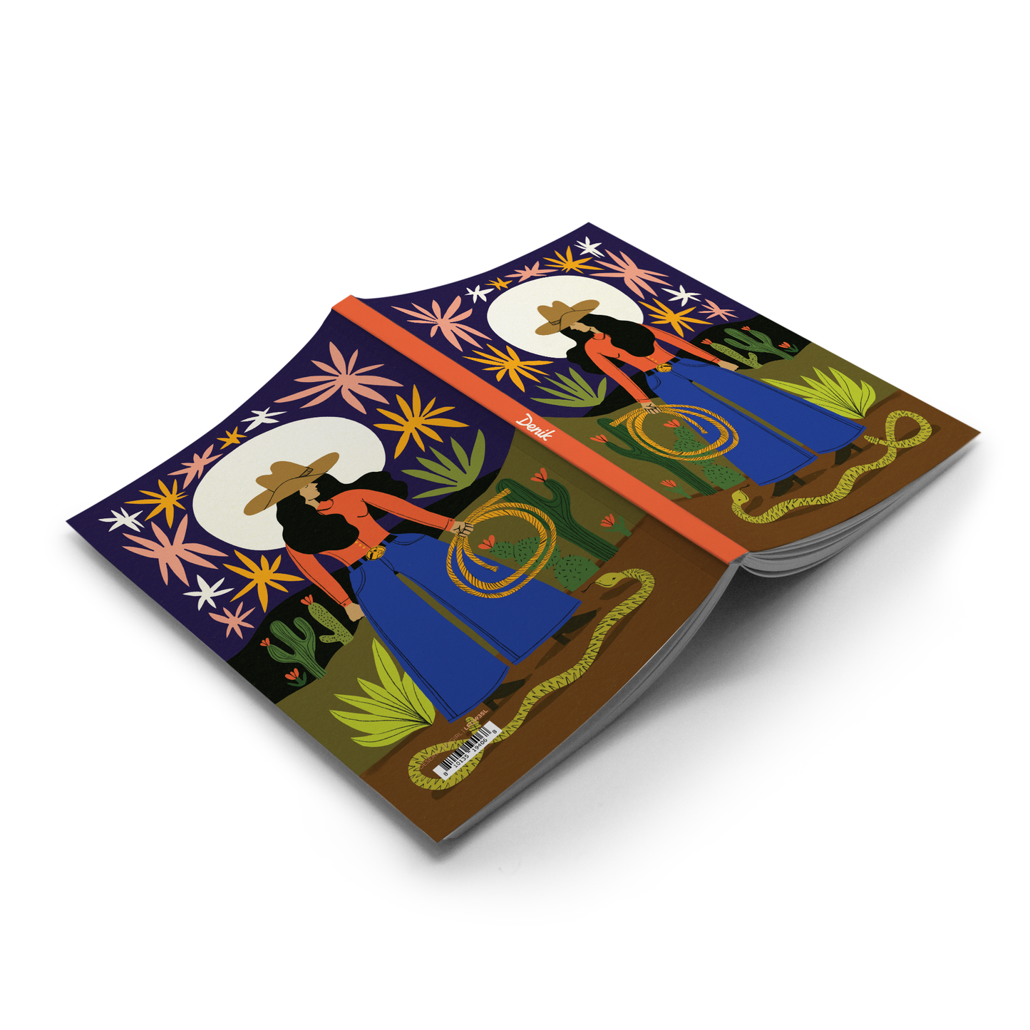 Desert Cowgirl Layflat Notebook