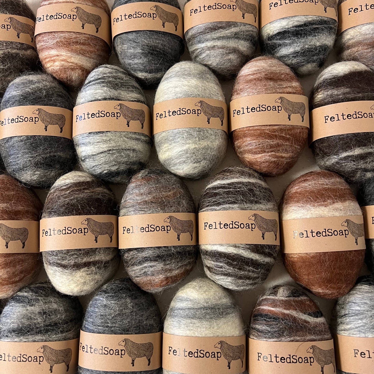 Felted Soap Natural Color