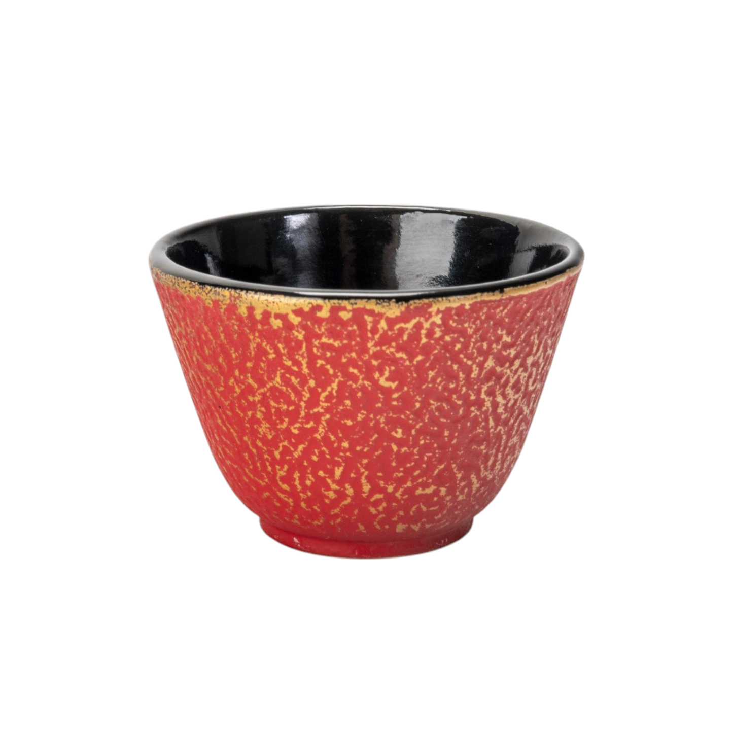 Red Cast Iron Tea Cup