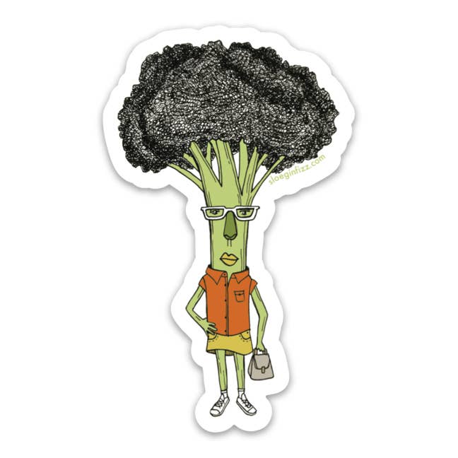 Broccoli Ma'am Sticker