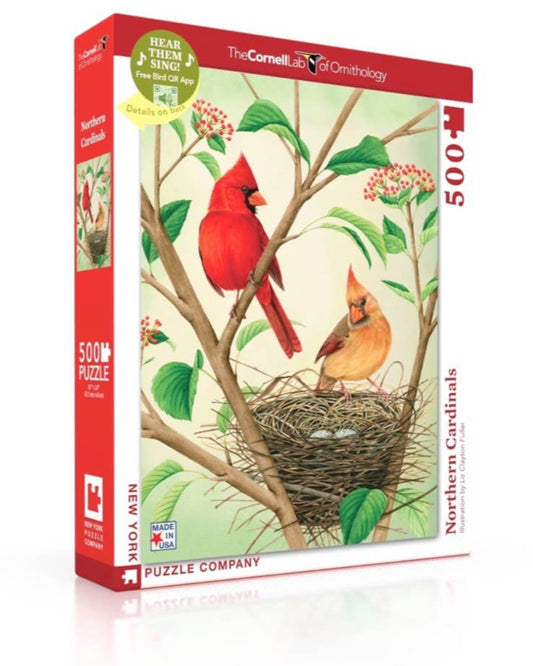 Northern Cardinals 500 Piece Puzzle