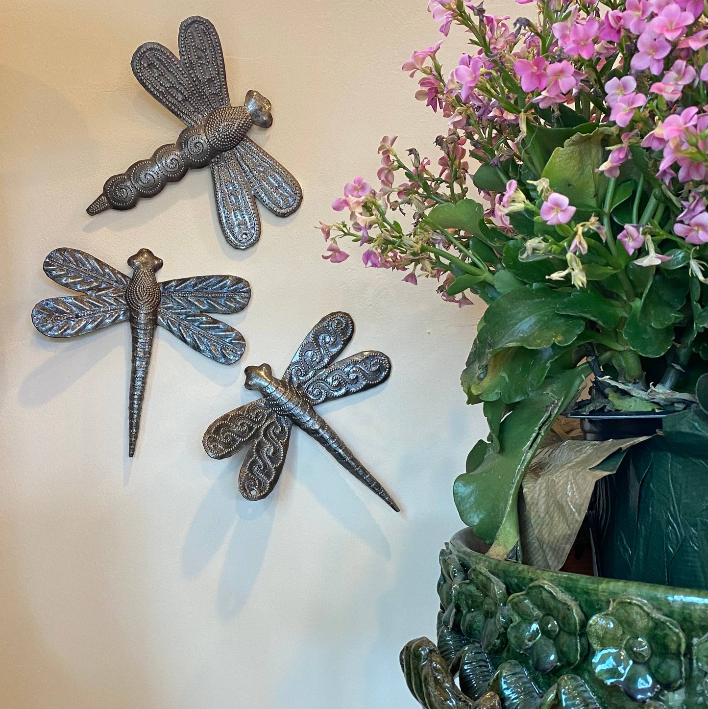 Assorted 6" Metal Dragonfly