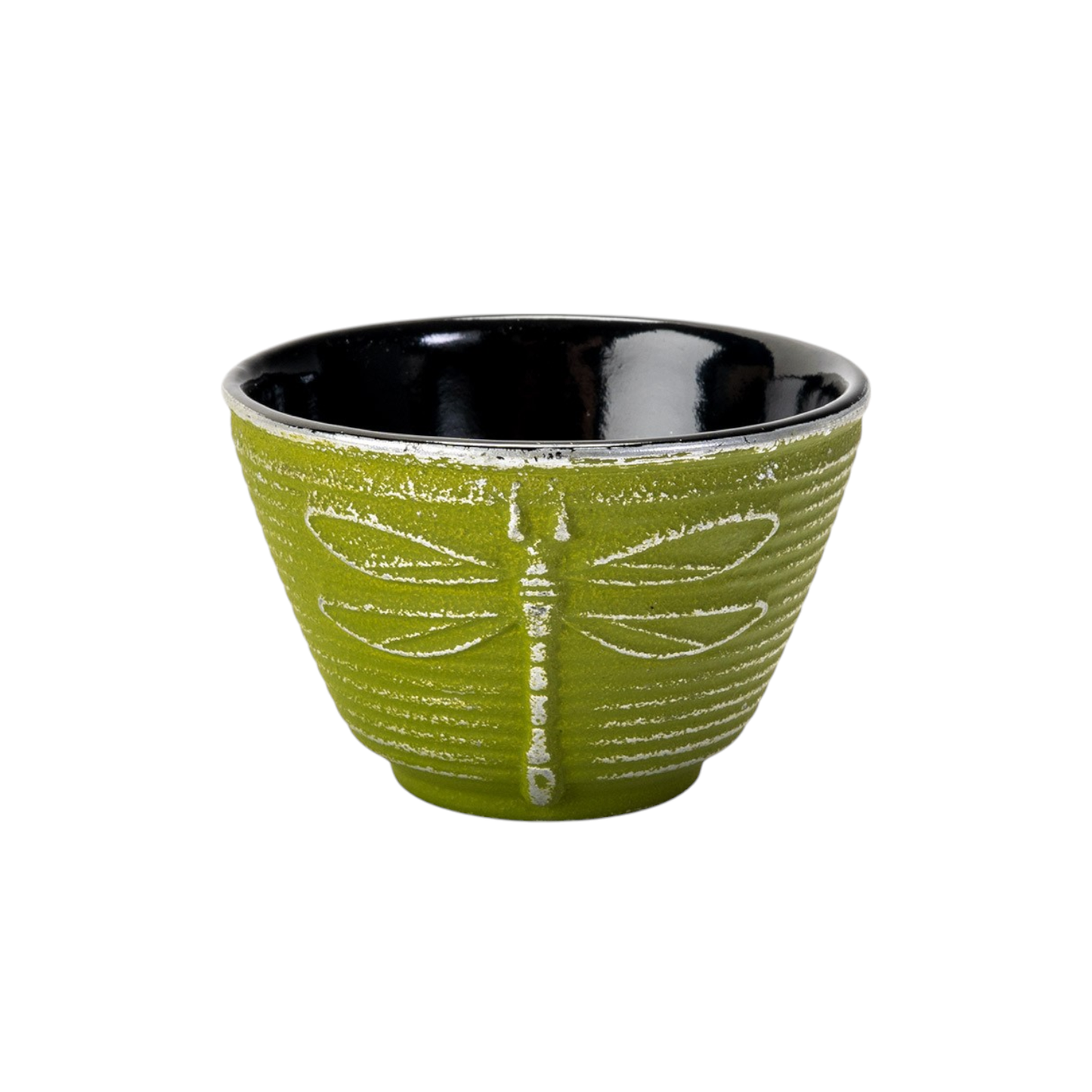 Green Dragonfly Cast Iron Tea Cup