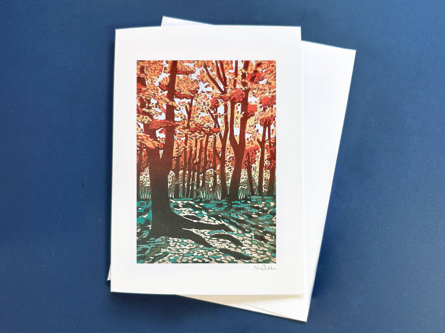 Maple Glow Card