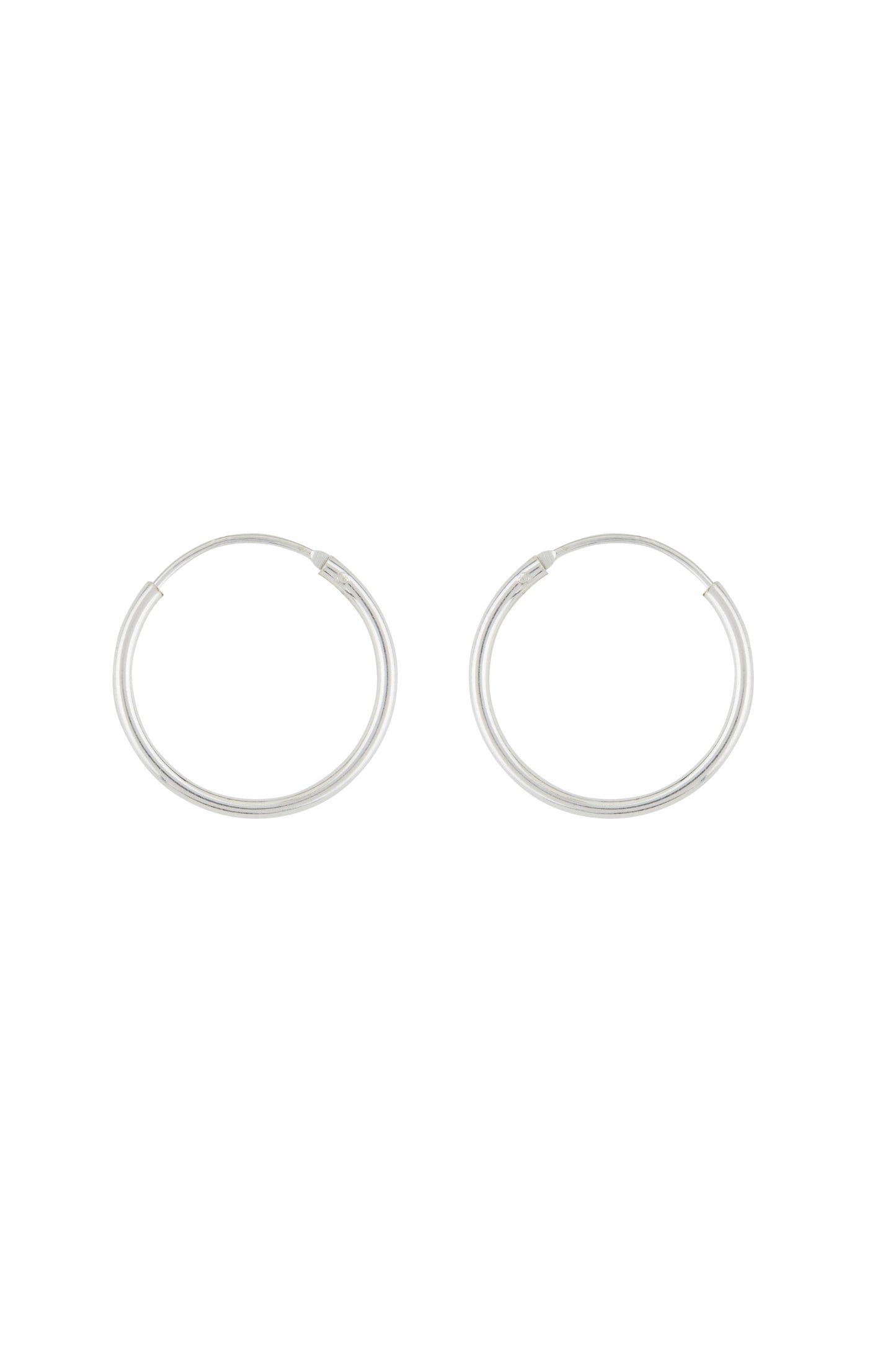 Silver Endless Hoop - 16mm