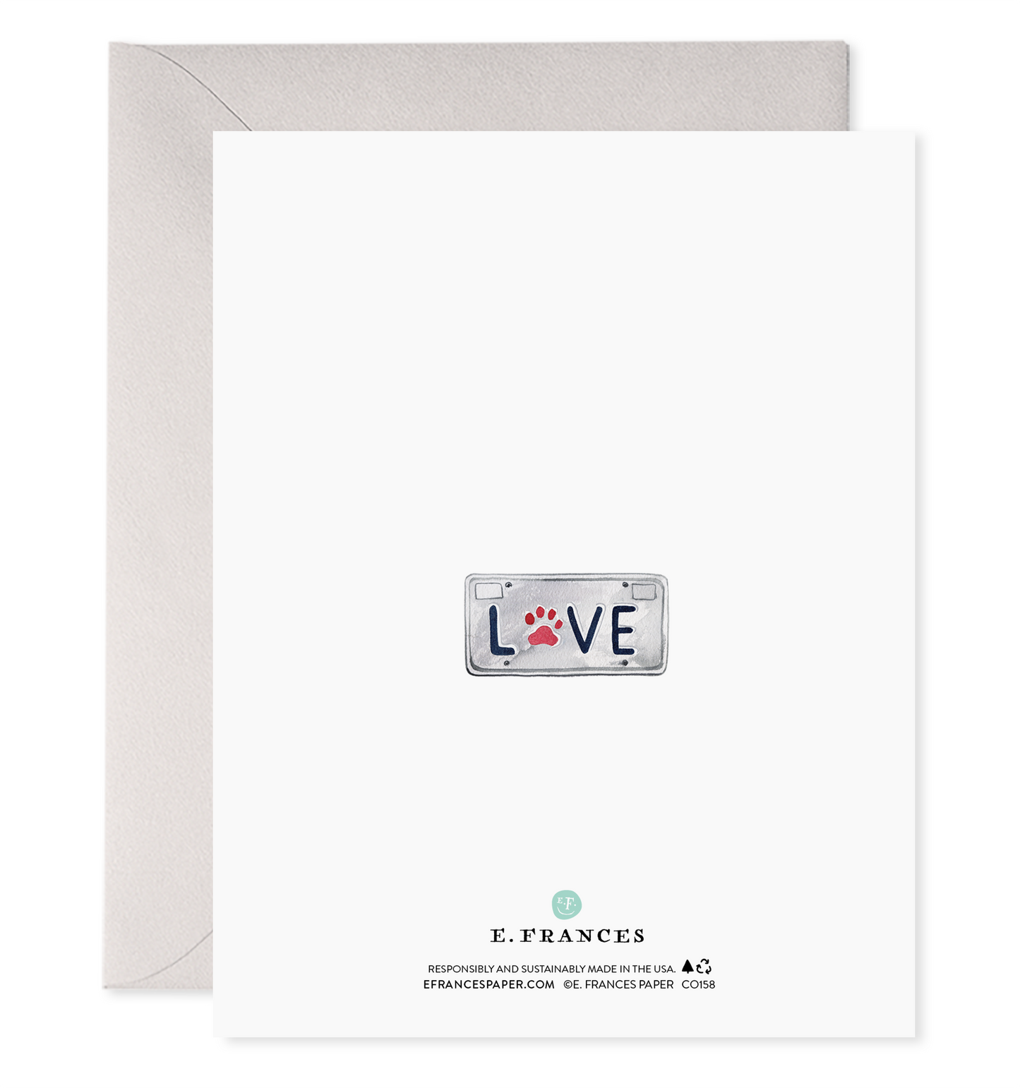 Co-Pilot Dog Sympathy Card