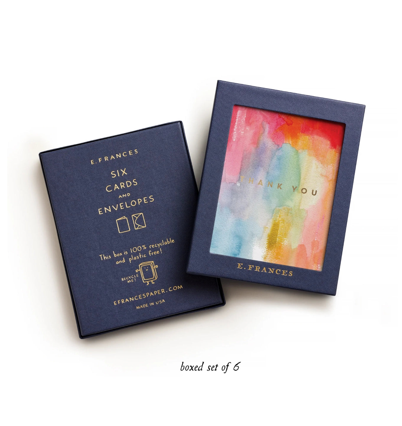 Colorful Thank You Boxed Cards