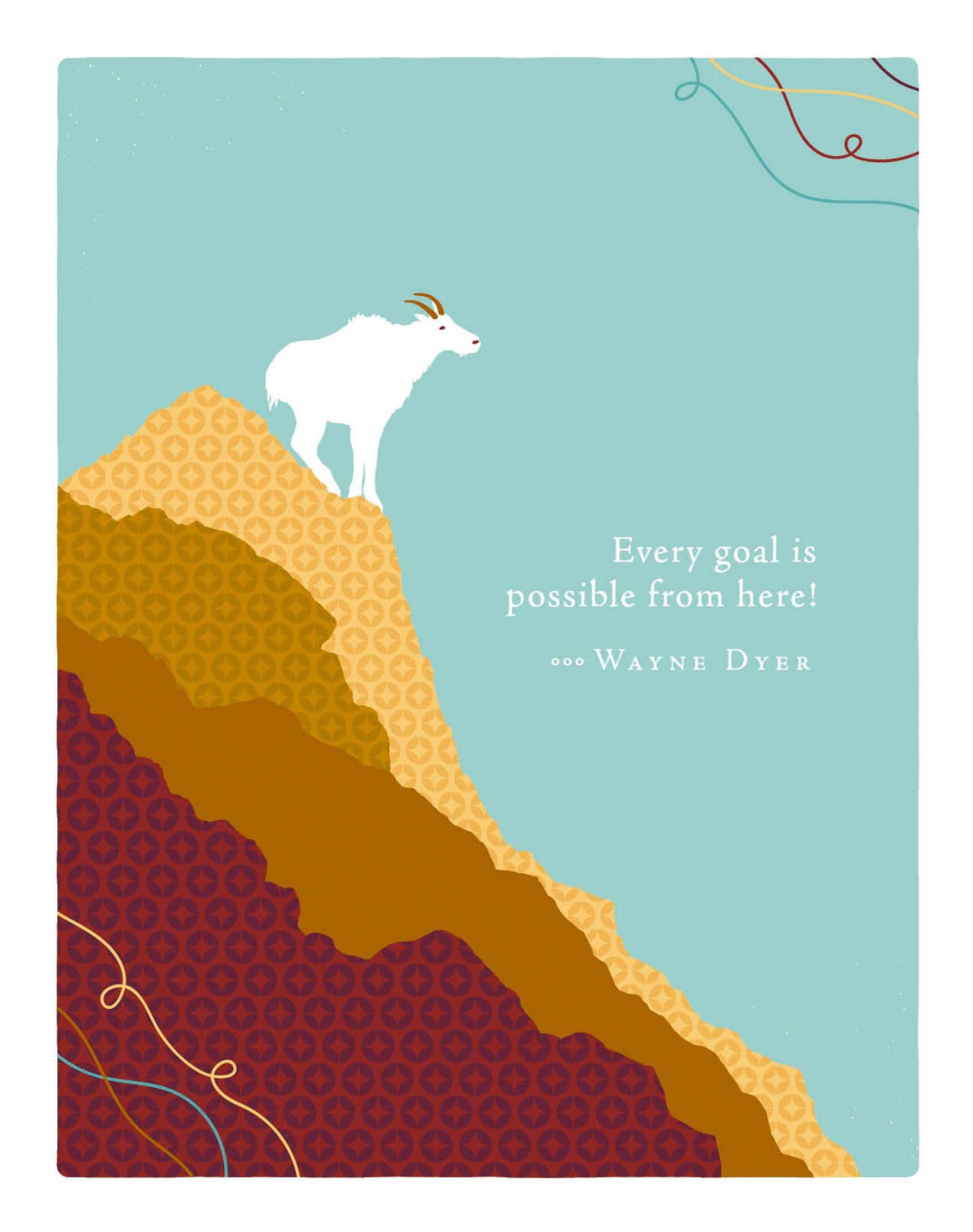 Every Goal is Possible Congratulations Card