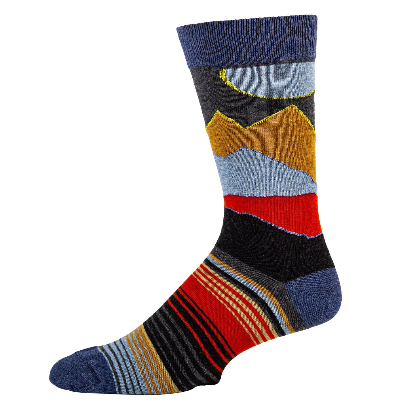 Midnight Sky Cotton Crew Socks