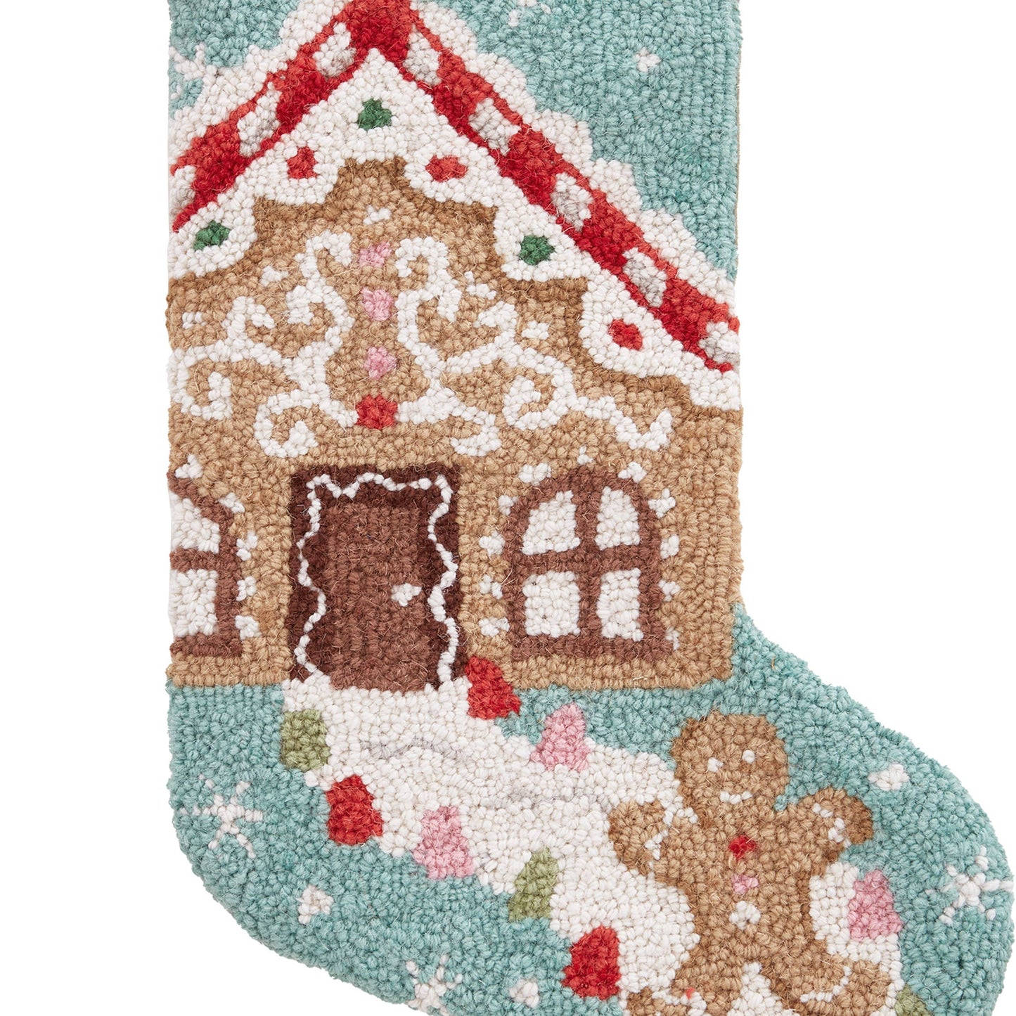 Gingerbread Tassel Hook Stocking