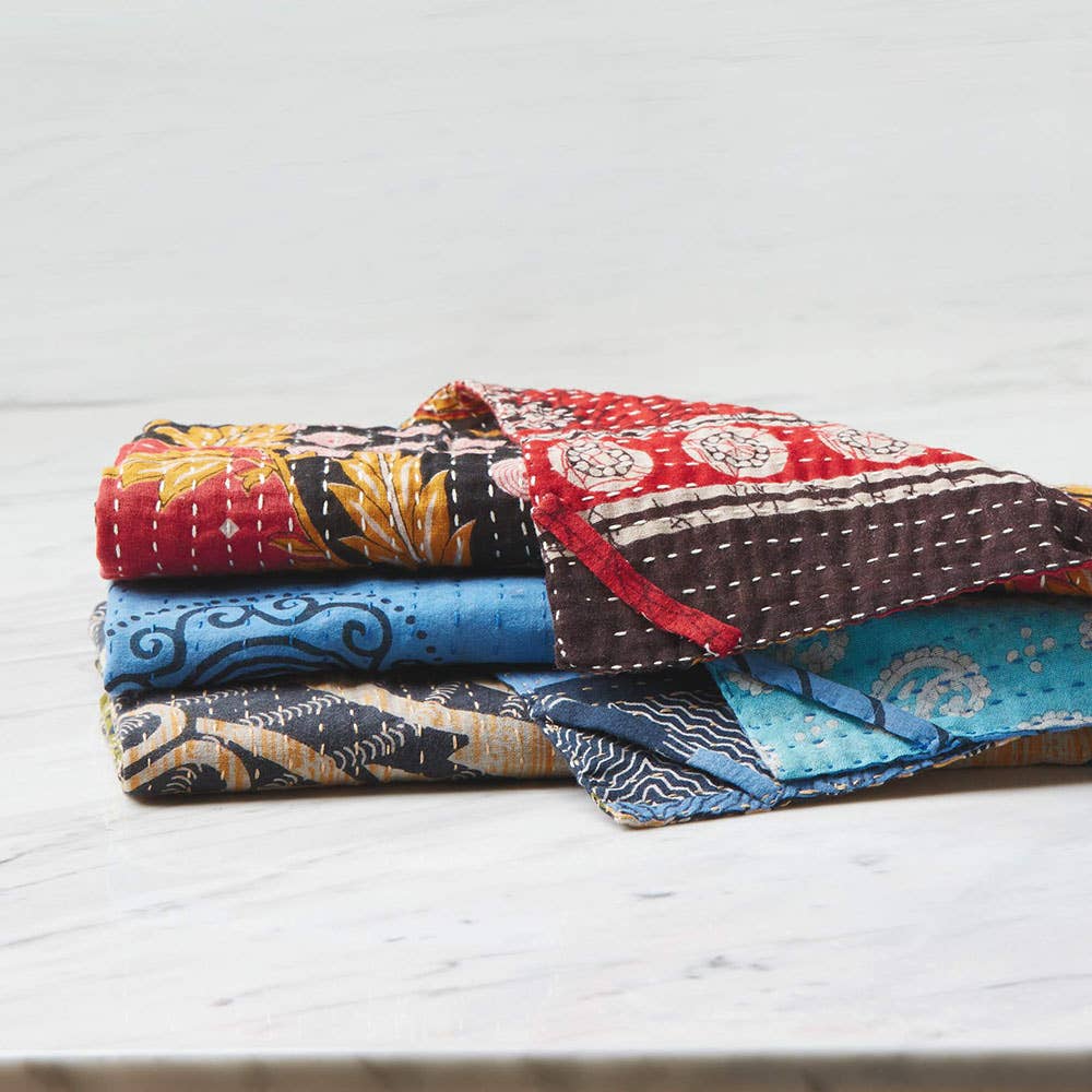 Assorted Kantha Dishtowel