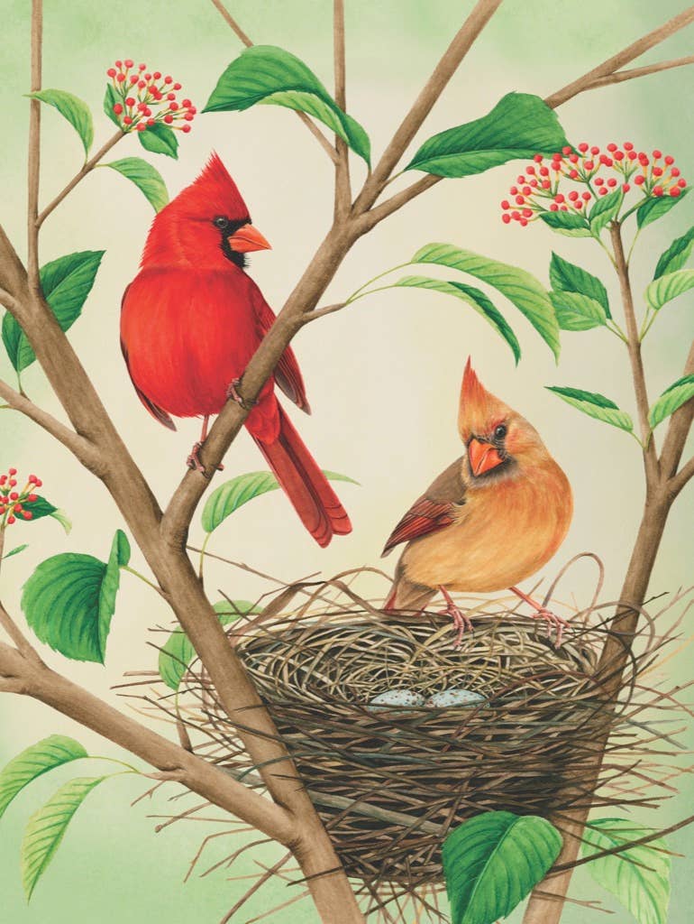 Northern Cardinals 500 Piece Puzzle