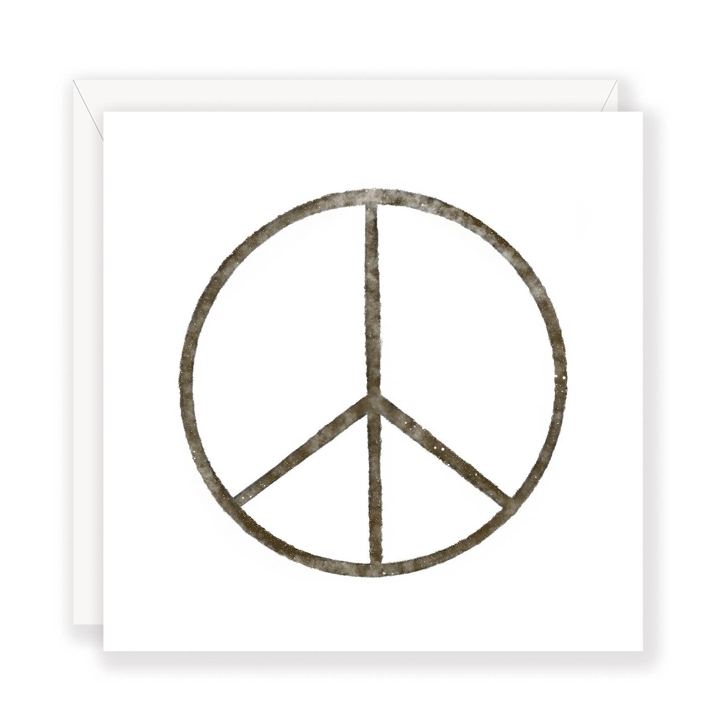 Simple Peace Sign Greeting Card
