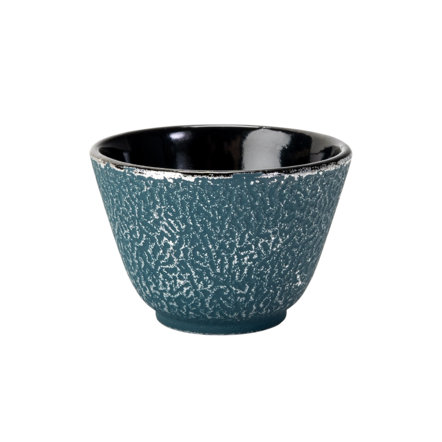 Blue Cast Iron Tea Cup