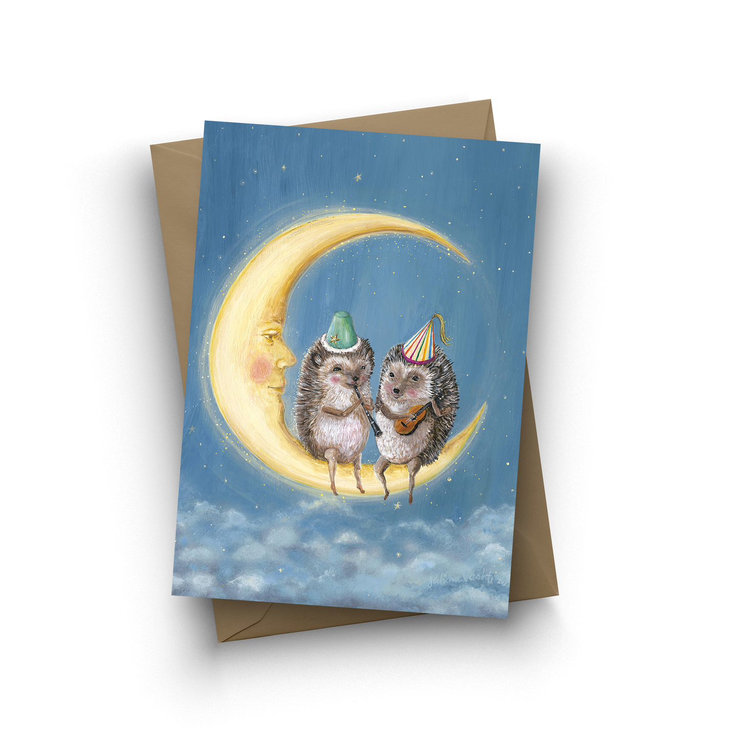 Moon Party Card