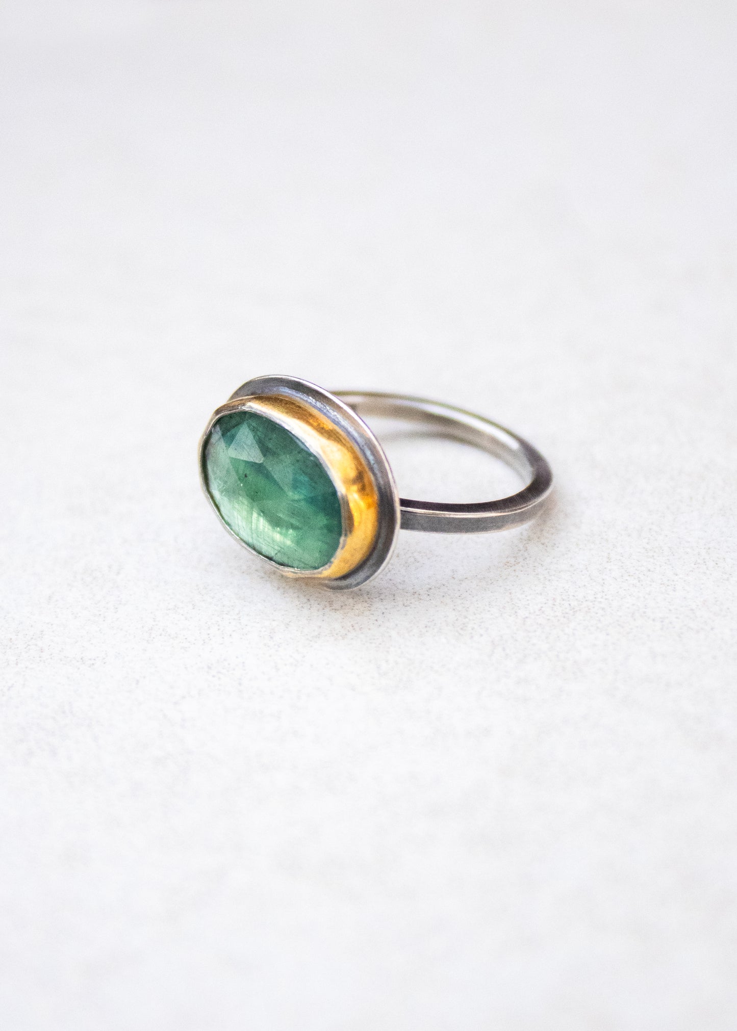 Green Kyanite Ring | Austin Titus
