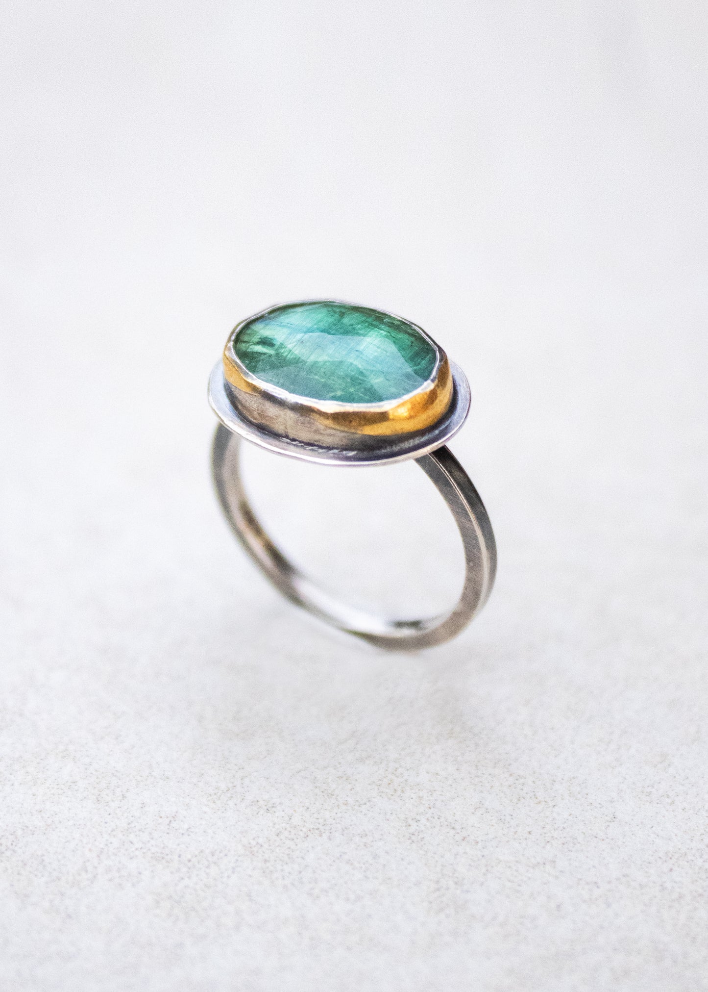 Green Kyanite Ring | Austin Titus