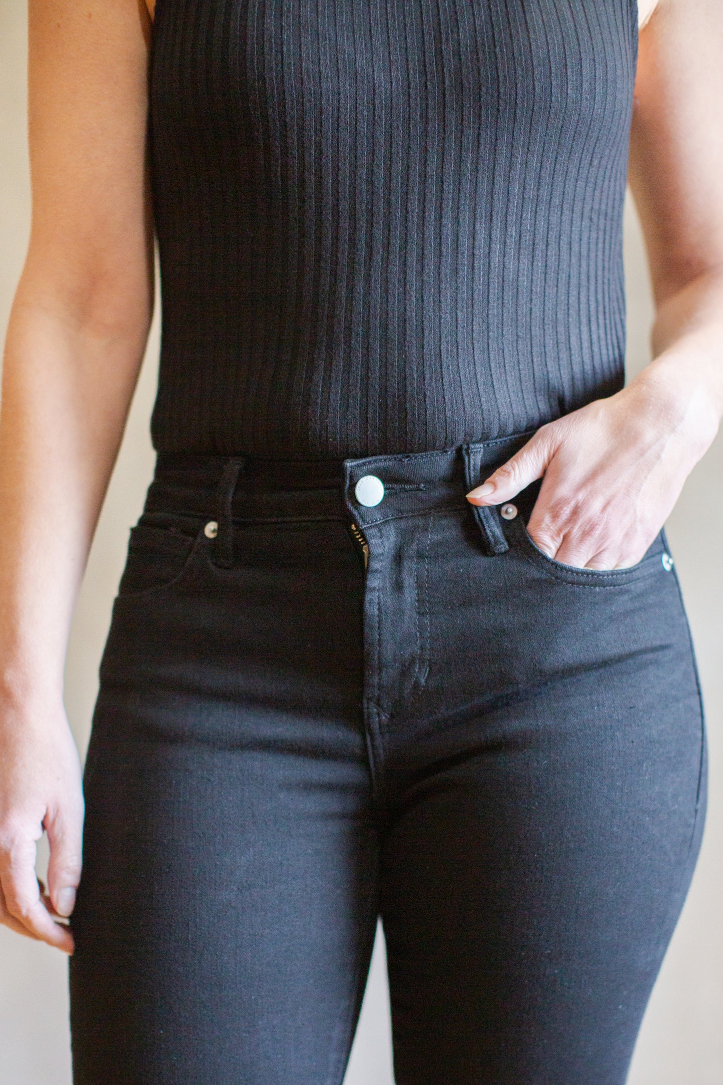 Gisele Skinny Jean in Black Arrow | Dear John